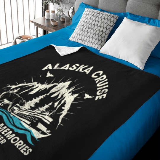 Discover Alaska Cruise 2025 Making Memories Matching Family Alaska T-Shirt Baby Blankets