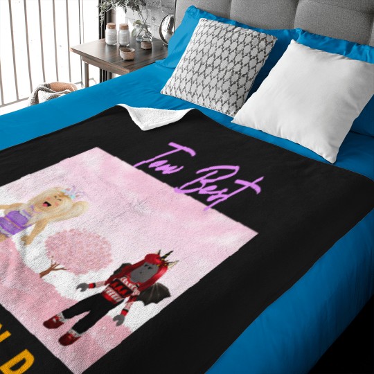 Discover I am sanna Unicorn Twins, Moody (1) Baby Blankets