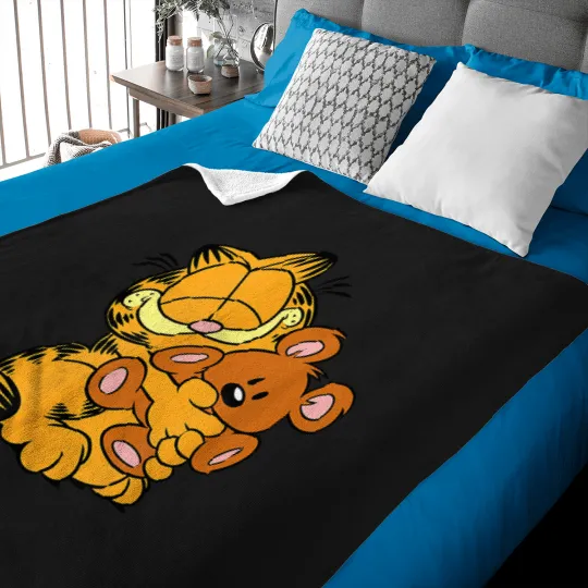 Discover garfield hugging pooky Baby Blankets