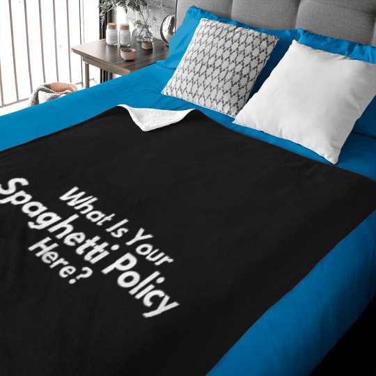 Discover Spaghetti Policy Always Funny T-Shirt Gift For Sunny Fans T-Shirt Baby Blankets