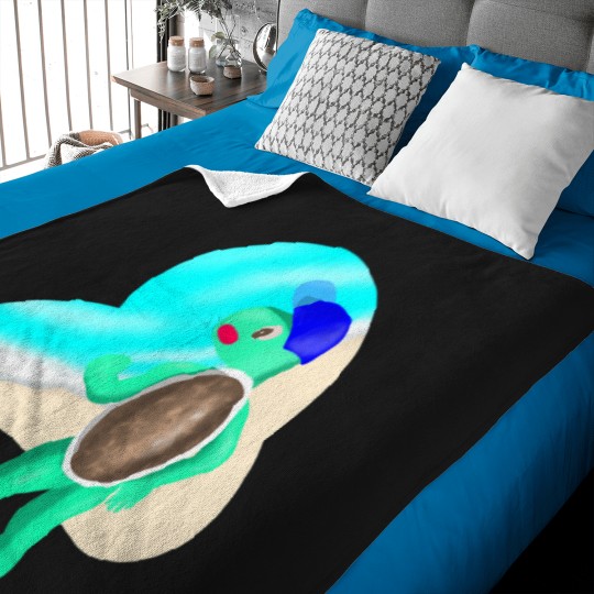 Discover Danvant- Turtle in the sea Baby Blankets