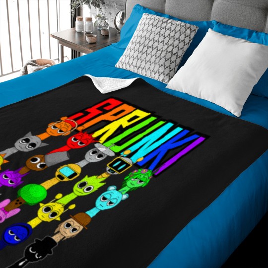 Discover all sprunki wenda gray simon tunner phase toys boys girls Baby Blankets