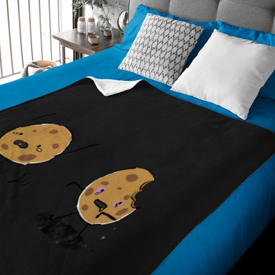 Discover Kawaii Zombie Cookie Halloween Baby Blankets