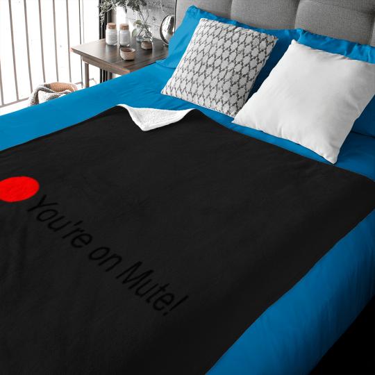 Discover You_re on Mute! Baby Blankets