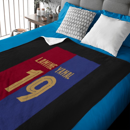 Discover lamine yamal barcelona kit 2425 Baby Blankets