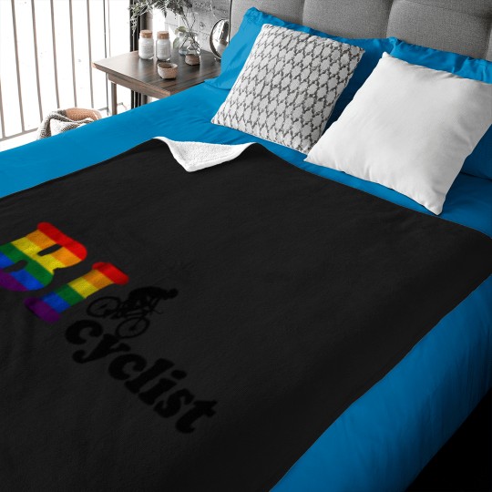 Discover bicyclit biual cyclit lgbtq cycling bicycle lover gift idea Baby Blankets