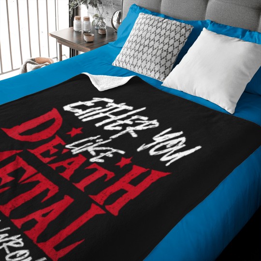 Discover Death Metal Heavy Metal Rock Music Band Death Metal Merch T-Shirt Baby Blankets