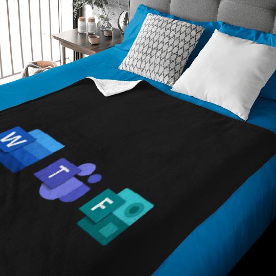 Discover WTF - Word, Teams, Forms Baby Blankets