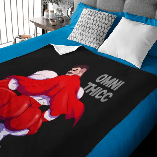 Discover Thicc Omniman superhero viltrum invincible comic Baby Blankets