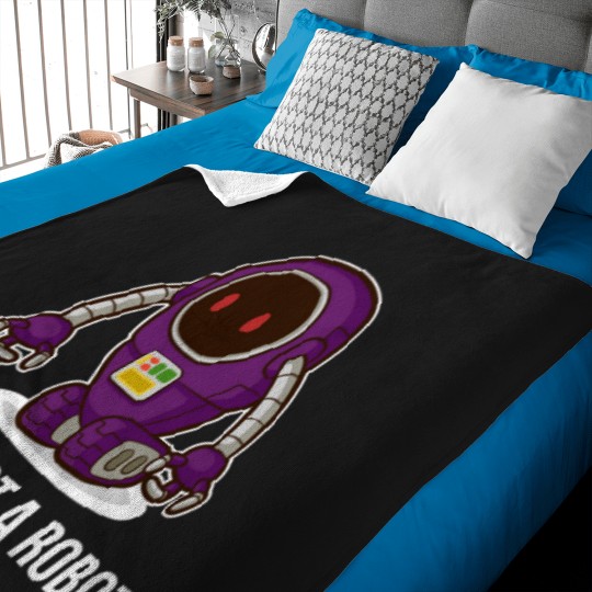 Discover Im Not A Robot Funny Robot Gift Baby Blankets