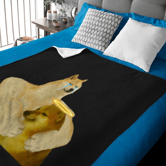 Discover Rip cheems dog - cheems famous meme  1 T-Shirt Baby Blankets
