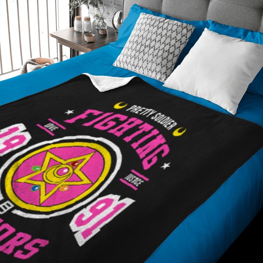 Discover Fighting Warrior T-Shirt Baby Blankets