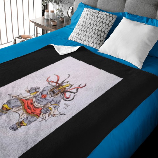 Discover Mun-Ra the Immortal Lord of Shadows Baby Blankets