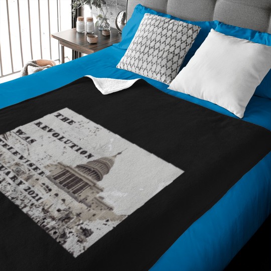 Discover the revolution was televised Baby Blankets