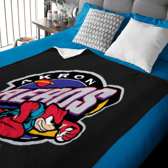 Discover Akron Aeros Vintage Minor League Baseball Baby Blankets
