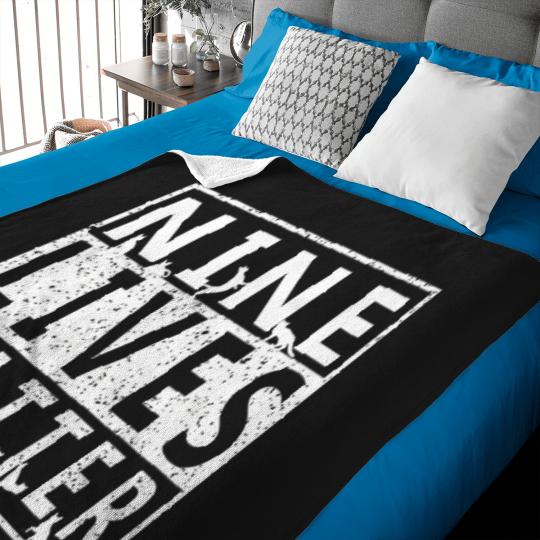Discover Cat Cat Nine Lives Matter Cat Lovers Gift Baby Blankets
