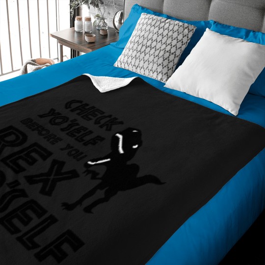 Discover Check Yourself Before You Rexx Yourself Baby Blankets