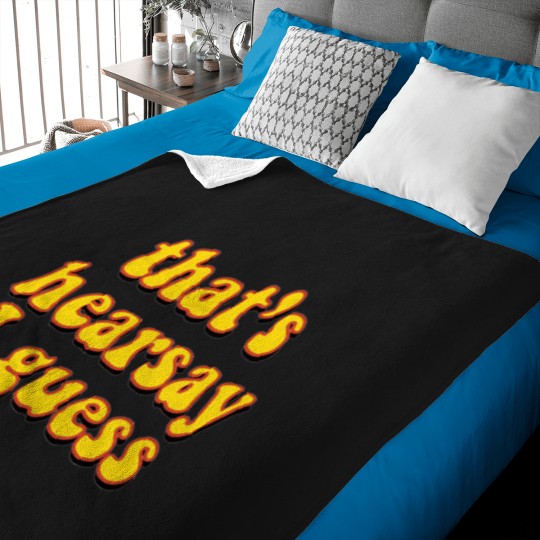 Discover thats hearsay I guess johnny depp yellow Baby Blankets