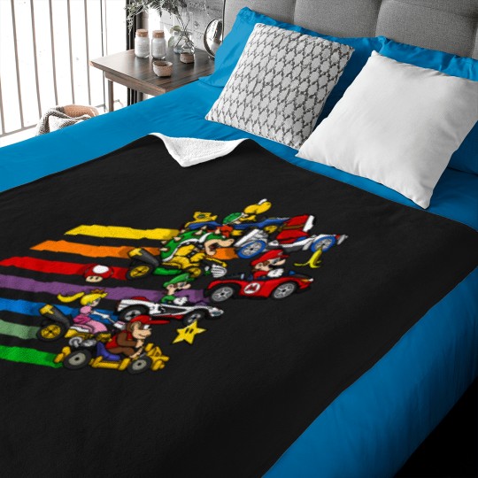 Discover Racing-Streaks T-Shirt Baby Blankets