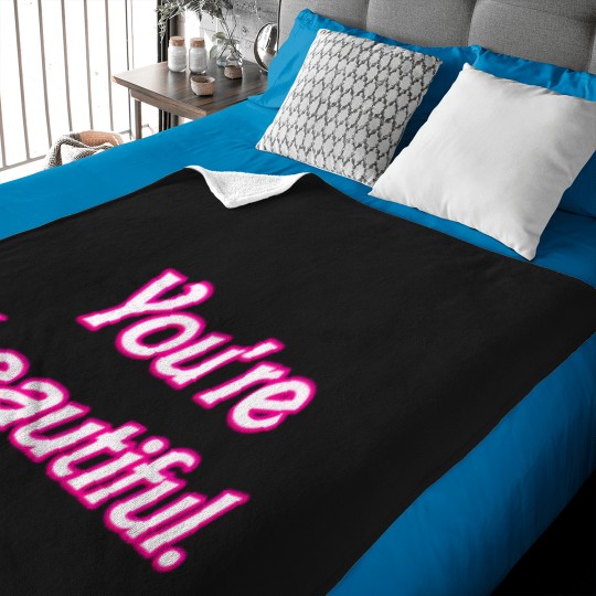 Discover You'Re Beautiful Barbie 2023 581 Baby Blankets