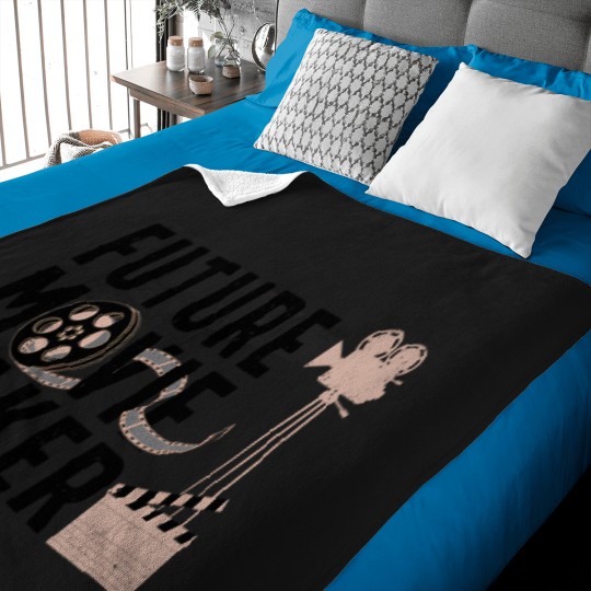 Discover Best Movie Director For Men Women Future Filmmaking Student Premium T-Shirt The Queen as Ziggy Stardust Baby Blankets