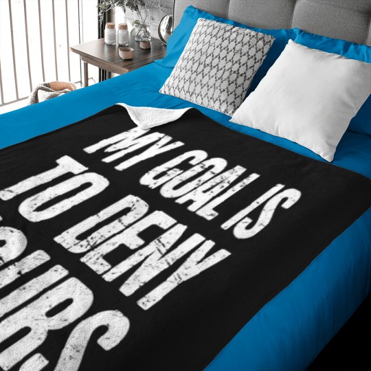 Discover Lacrosse Gift Player Box Field Lacrosse Goalie Baby Blankets