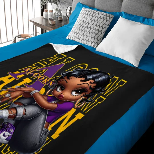 Discover Alcorn-State-University-Betty-Boop- T-Shirt Baby Blankets