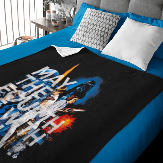 Discover May The Fourth Be With You Vintage Movie Poster Baby Blankets