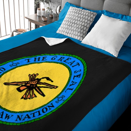 Discover Choctaw Nation Flag Seal - Choctaw Tank Top Baby Blankets