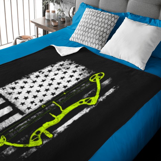 Discover archery compound bow ua flag Baby Blankets