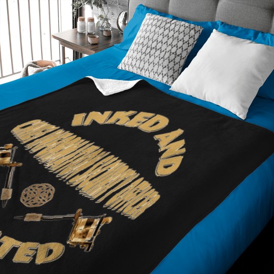 Discover Inked-And-Educated-Chief-Information-Security-Officer-T-Shirt Baby Blankets