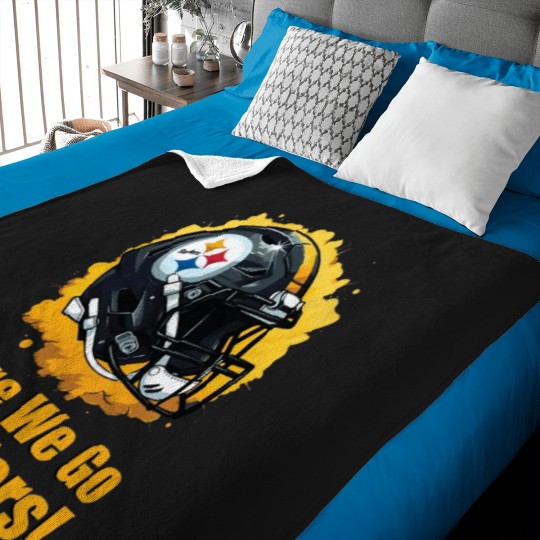 Discover Pittsburg Steeler  (3) Baby Blankets