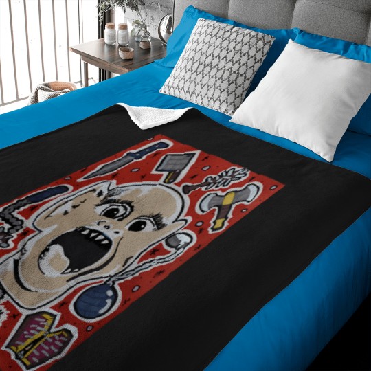 Discover bat boy Baby Blankets