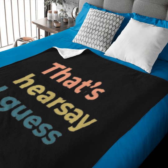Discover thats hearsay I guess johnny depp three colors Baby Blankets