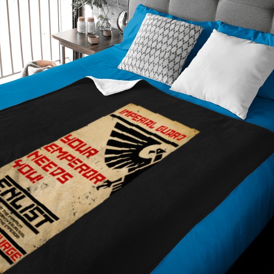 Discover your emperor need you imperial guard Baby Blankets