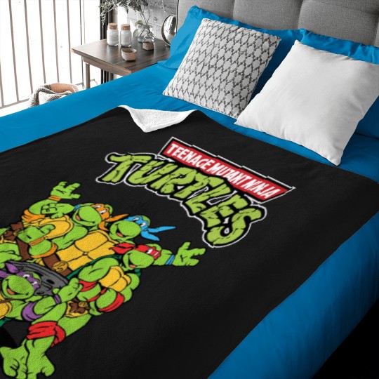 Discover ninja turtles girl boy Baby Blankets