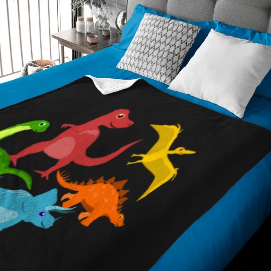 Discover dinosaurs 1 Baby Blankets