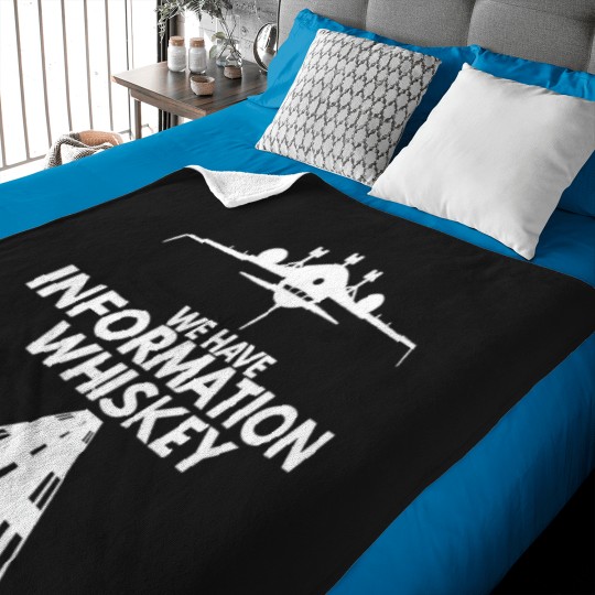 Discover Information-Whiskey-T-Shirt---Funny-Pilot-Aviation-Shirts-(1) Baby Blankets