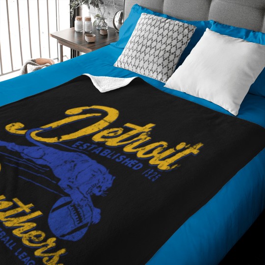 Discover detroit panthers football 1 Baby Blankets