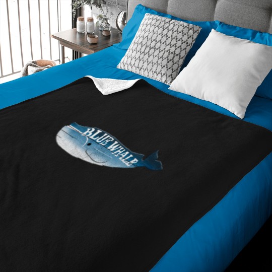 Discover A Blue Whale Casts Dark Shadows Baby Blankets