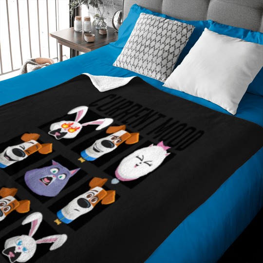 Discover secret life of pets 2 current mood Baby Blankets