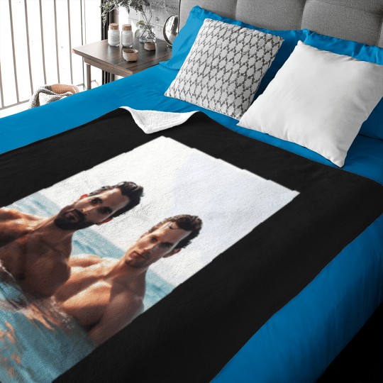 Discover Henry-Cavill-And-Tyler-Hoechlin T-Shirt Baby Blankets