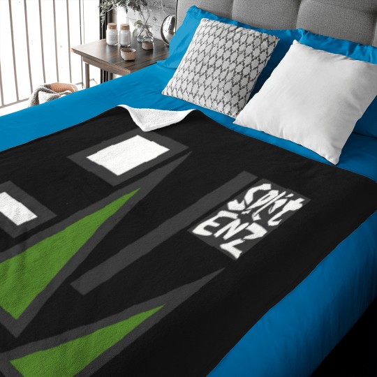 Discover 2081-Split-Enz-T-Shirt Baby Blankets