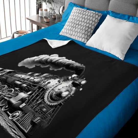 Discover steam locomotive train 4014 vintage railroad big boy engine Baby Blankets