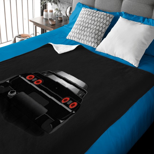 Discover Black R32 god zilla Baby Blankets