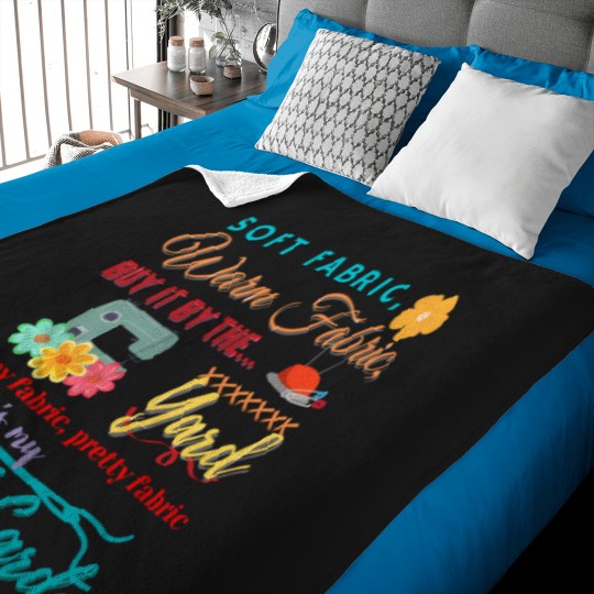 Discover Soft-Fabric-Warm-Fabric-Buy-It-By-The-Yard-Quilting-Sewing-Original T-Shirt Baby Blankets