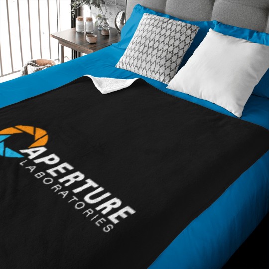 Discover Portal  Aperture Science Logo Colors T-Shirt Baby Blankets