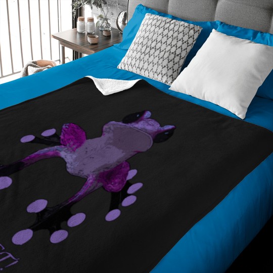 Discover Purple Froggy T-Shirt Baby Blankets