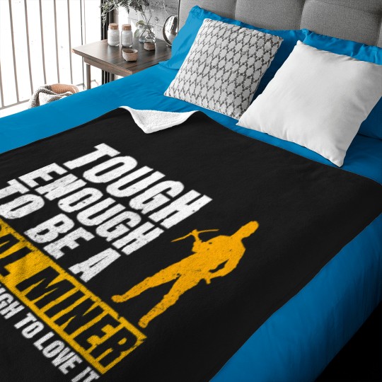 Discover Coal Mine Design for a Coal Miner 2 Baby Blankets