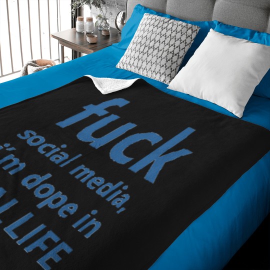 Discover Fk social media Baby Blankets